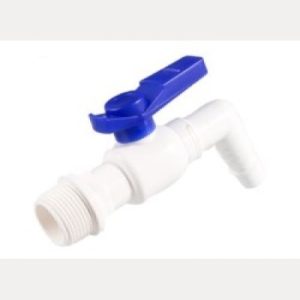 15mm Garden Tap - White Plastic