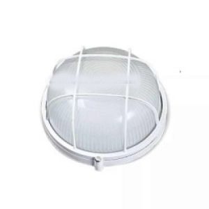 Aluminium Bulkhead Round White