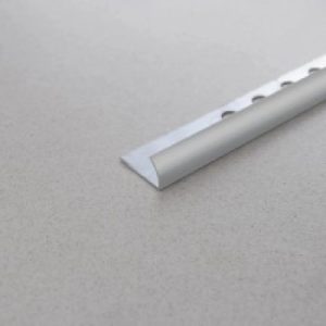 Aluminium Edge Trim Round 10mm 2.6mtr