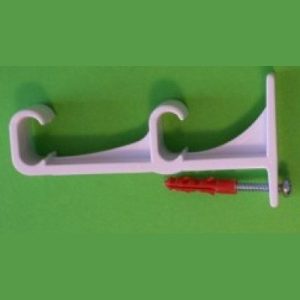 Curtain Rail Dbl Wall Bracket