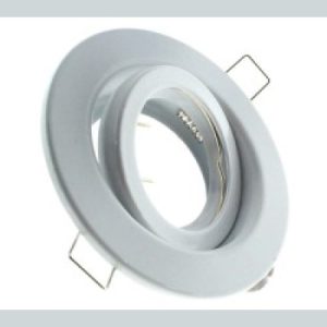 Downlight Fitting White Adjustable
