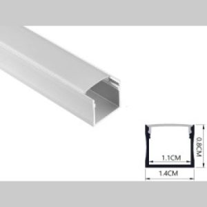 Led Strip Light Profile Surface 1.1wx0.8d
